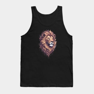 Whimsical Lion Majesty Tank Top